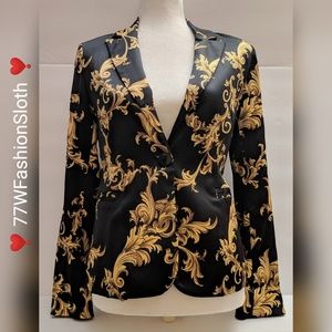 Patterned Blazer